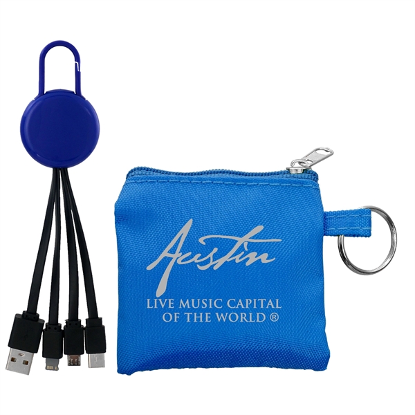 Sporty Colorful Clip Cable Set... from ASI 30208 A P Specialties / AP Specialties