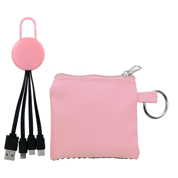 Sporty Colorful Clip Cable Set... from ASI 30208 A P Specialties / AP Specialties