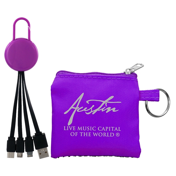 Sporty Colorful Clip Cable Set... from ASI 30208 A P Specialties / AP Specialties