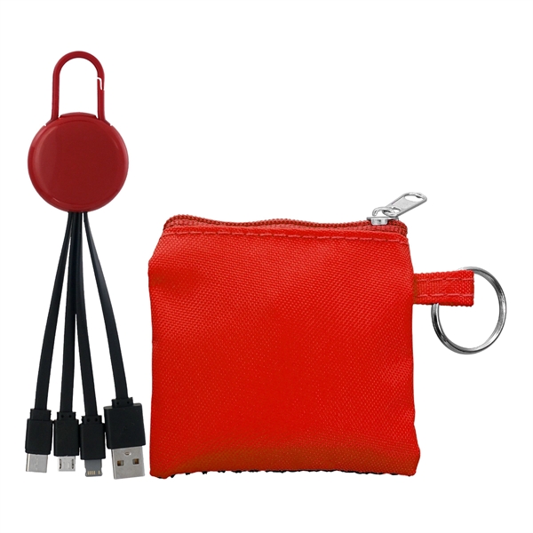 Sporty Colorful Clip Cable Set... from ASI 30208 A P Specialties / AP Specialties