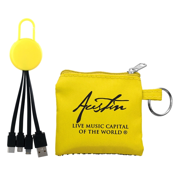 Sporty Colorful Clip Cable Set... from ASI 30208 A P Specialties / AP Specialties