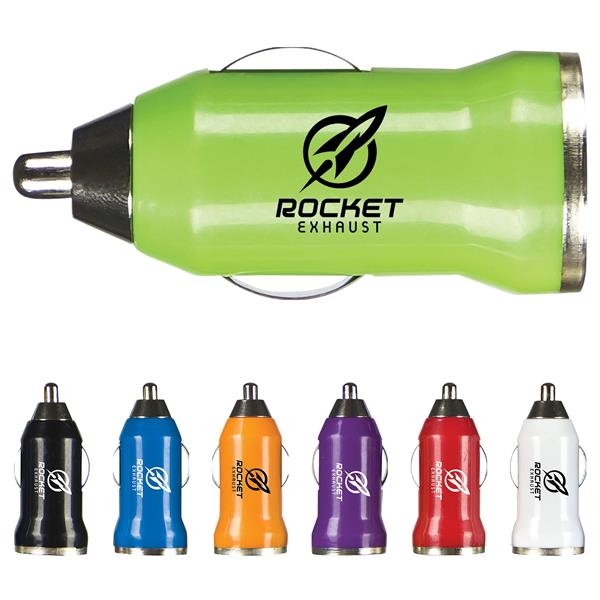 15/16" x 2 1/4" ABS, steel and PCB 12V automobile USB... from ASI 57653 Gold Bond