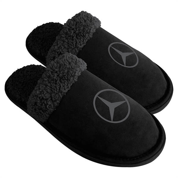 Our Comfy Sherpa Slippers show customers and employees your care ... from ASI 90859 Tempo Industries Inc / Tempoline