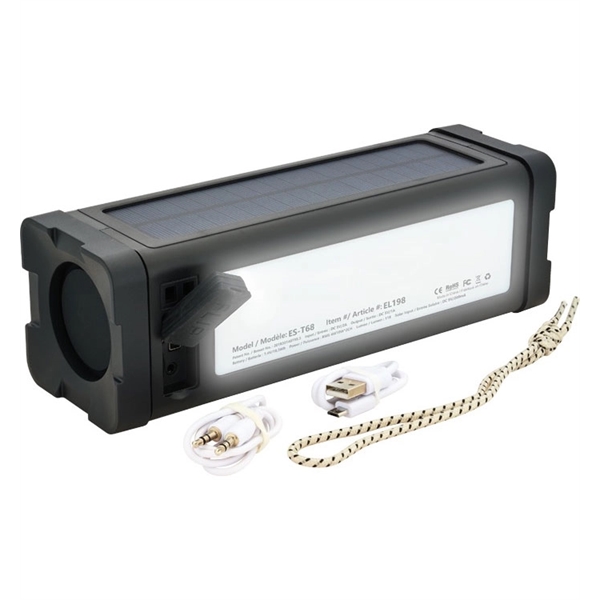 20W Solar IPX7 Bluetooth® Speaker/Power Bank... from ASI 89320 Starline USA Inc