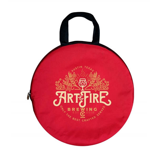 Portable pop-up cornhole set with two boards, 8 bags, ground stakes... from ASI 76730 Peerless Umbrella Co Inc / Threads By Peerless