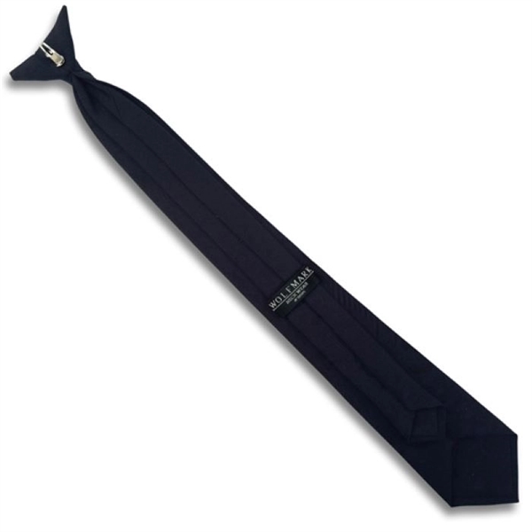 Dark navy midnight blue 22" clip on tie... from ASI 98085 Wolfmark