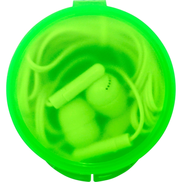 Round Ear Bud Case... from ASI 30208 A P Specialties / AP Specialties