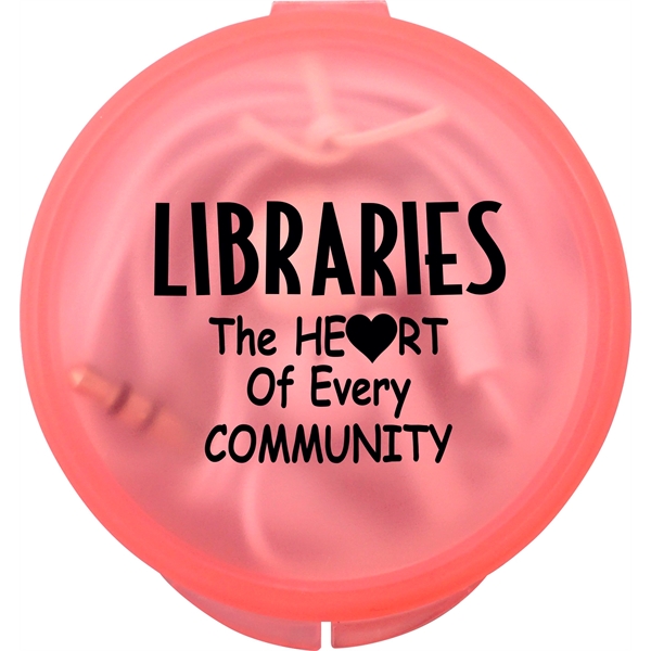 Round Ear Bud Case... from ASI 30208 A P Specialties / AP Specialties