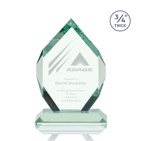 Jade diamond shape award on base.... from ASI 84592 St Regis Group / St Regis