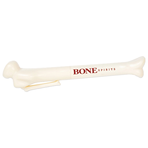 5 1/4" novelty bone-shaped pen.... from ASI 63549 Jornik Manufacturing Corp / Jornik