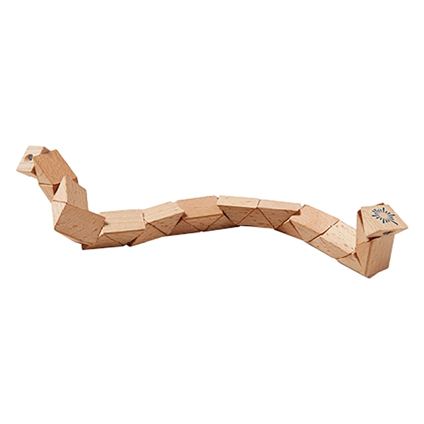 11 5/8" wooden snake puzzle toy.... from ASI 63549 Jornik Manufacturing Corp / Jornik