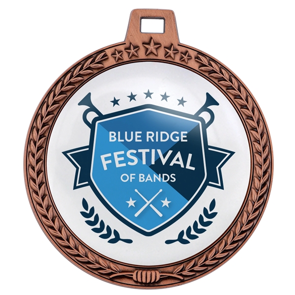 3" die cast medals with wreath and star border and full... from ASI 52263 EMT / EMT EASY