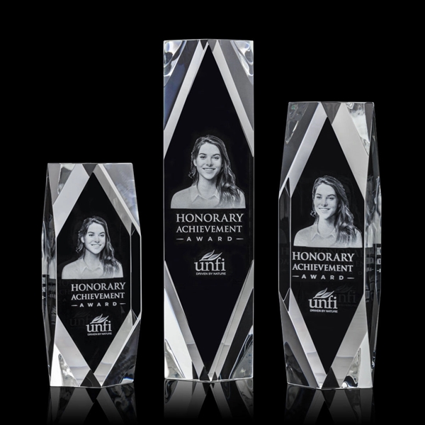 The majestic Optical Crystal Delta Dimensions 3D Award is perfect for... from ASI 84592 St Regis Group / St Regis