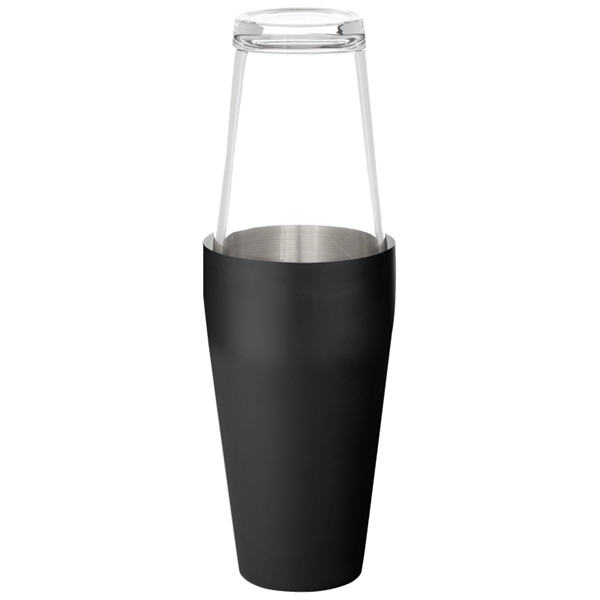 26 oz. brushed stainless steel Boston cocktail shaker with 16 oz.... from ASI 57655 STOPNGO Line