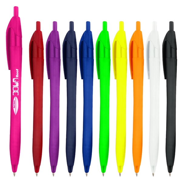 Paramount dart pen with a plunger-action mechanism for easy and quick... from ASI 61125 Hit Promotional Products / Hit®