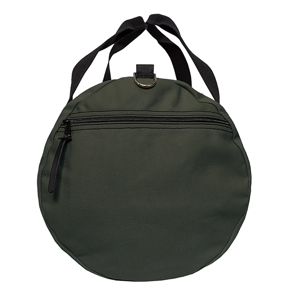 USA Made Round Duffel constructed of durable 15-ounce canvas with a... from ASI 46170 Compass Industries Inc
