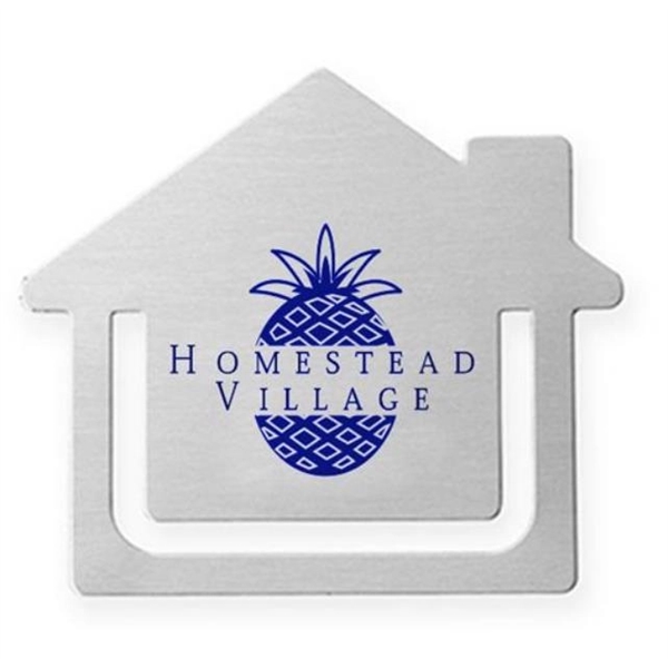 House shape silk screened bookmark clip.... from ASI 68760 Marken Industries / Marken Superb Case Superb Superb Line