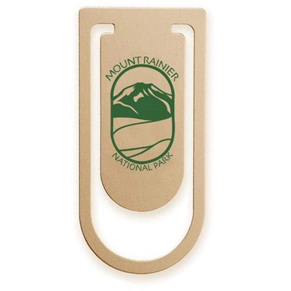 Shield shape silk screened bookmark clip.... from ASI 68760 Marken Industries / Marken Superb Case Superb Superb Line