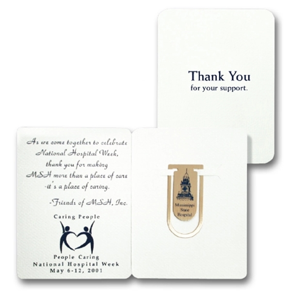 Shield shape silk screened bookmark clip.... from ASI 68760 Marken Industries / Marken Superb Case Superb Superb Line