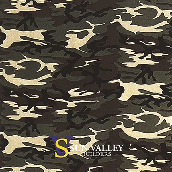 22" x 22" camouflage bandanna made of 100% cotton with rolled... from ASI 44020 Bandanna Promotions By CARO-LINE / Bandanna Promotions