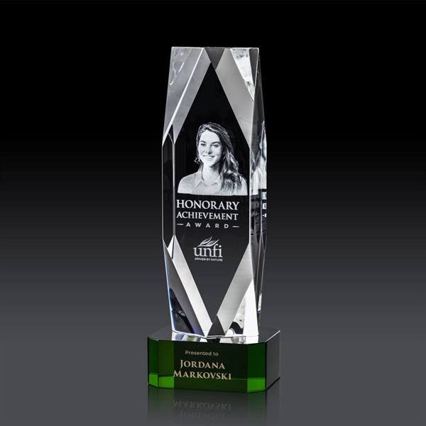 The majestic Optical Crystal Delta Dimensions 3D Award is perfect for... from ASI 84592 St Regis Group / St Regis