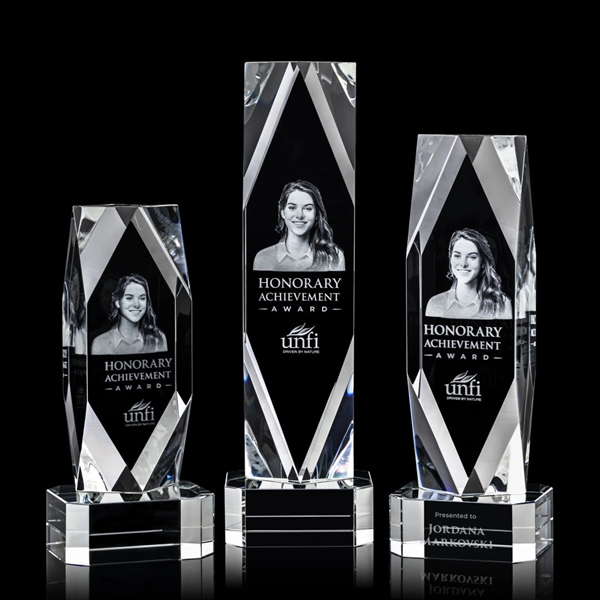 The majestic Optical Crystal Delta Dimensions 3D Award is perfect for... from ASI 84592 St Regis Group / St Regis