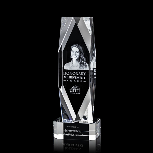 The majestic Optical Crystal Delta Dimensions 3D Award is perfect for... from ASI 84592 St Regis Group / St Regis