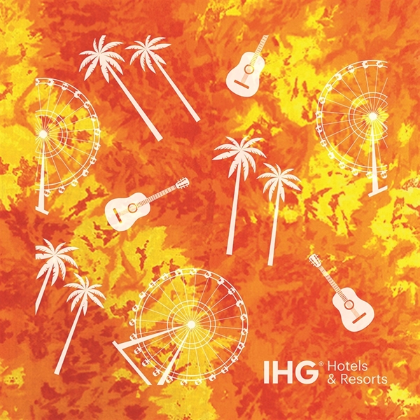 22" x 22" tie-dye bandanna made of 100% cotton.... from ASI 44020 Bandanna Promotions By CARO-LINE / Bandanna Promotions