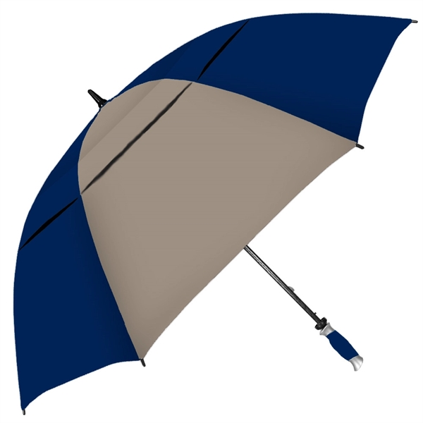 Manual opening umbrella with 62" arc, all fiberglass construction and alternating... from ASI 89955 StrombergBrand / Stromberg Brand Stromberg