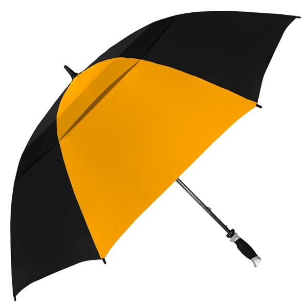 Manual opening umbrella with 62" arc, all fiberglass construction and alternating... from ASI 89955 StrombergBrand / Stromberg Brand Stromberg