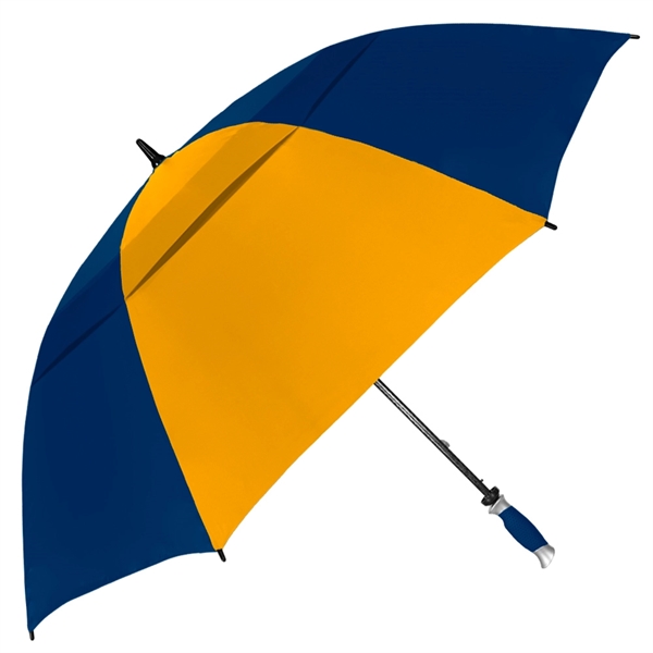 Manual opening umbrella with 62" arc, all fiberglass construction and alternating... from ASI 89955 StrombergBrand / Stromberg Brand Stromberg