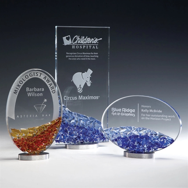 Starfire award with mosaic glass.... from ASI 84592 St Regis Group / R S Owens & Co Inc