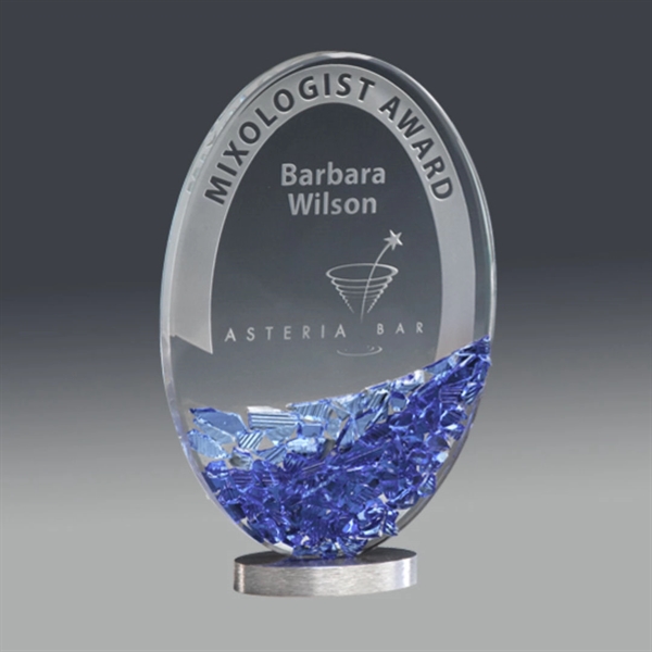 Starfire award with mosaic glass.... from ASI 84592 St Regis Group / R S Owens & Co Inc