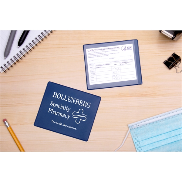 COVID-19 vaccination card holder made of PVC.... from ASI 62190 Illini