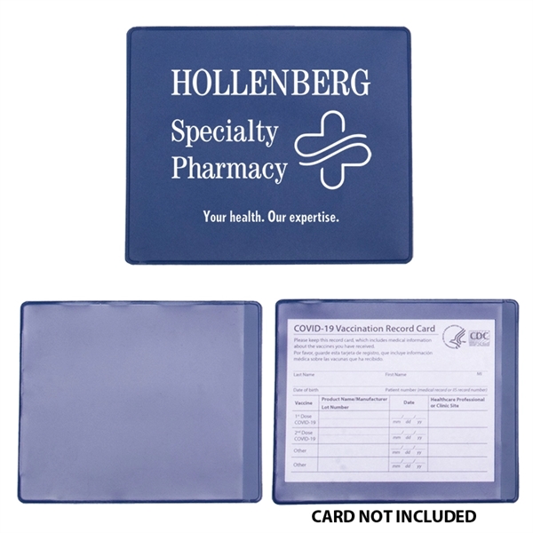 COVID-19 vaccination card holder made of PVC.... from ASI 62190 Illini