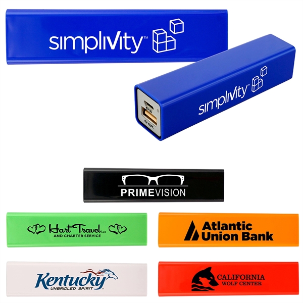 UL COLOR BLOCK POWER BANK... from ASI 30208 A P Specialties / AP Specialties