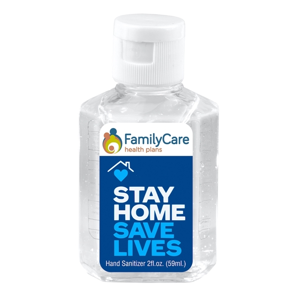 2 oz. bottle is filled with citrus scented antibacterial hand sanitizer... from ASI 62660 Innovation Line