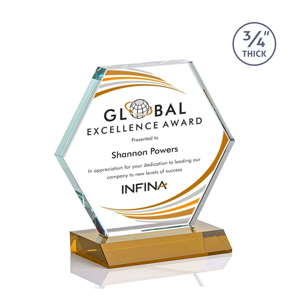 The Pickering VividPrint™ Starfire Crystal Award features a brilliant... from ASI 84592 St Regis Group / St Regis