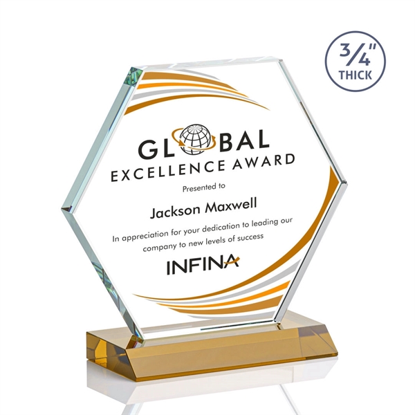 The Pickering VividPrint™ Starfire Crystal Award features a brilliant... from ASI 84592 St Regis Group / St Regis