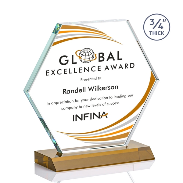 The Pickering VividPrint™ Starfire Crystal Award features a brilliant... from ASI 84592 St Regis Group / St Regis