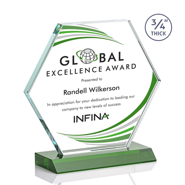 The Pickering VividPrint™ Starfire Crystal Award features a brilliant... from ASI 84592 St Regis Group / St Regis