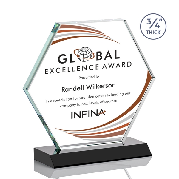 The Pickering VividPrint™ Starfire Crystal Award features a brilliant... from ASI 84592 St Regis Group / St Regis