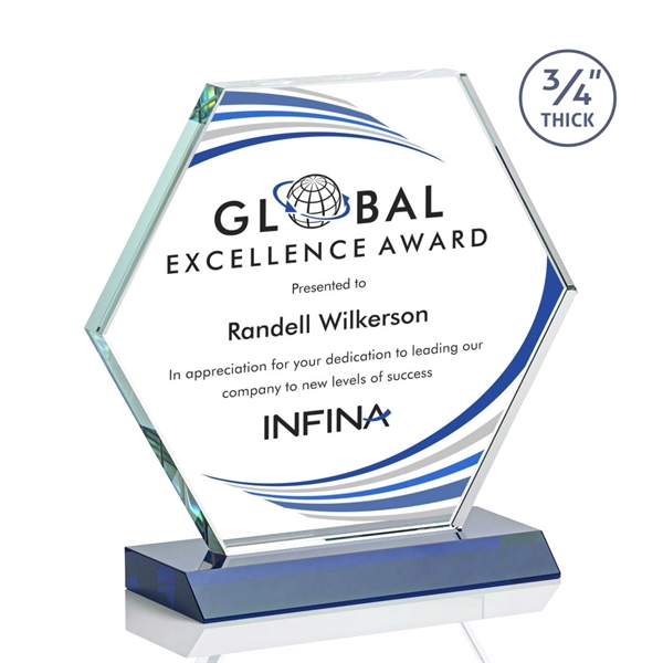 The Pickering VividPrint™ Starfire Crystal Award features a brilliant... from ASI 84592 St Regis Group / St Regis