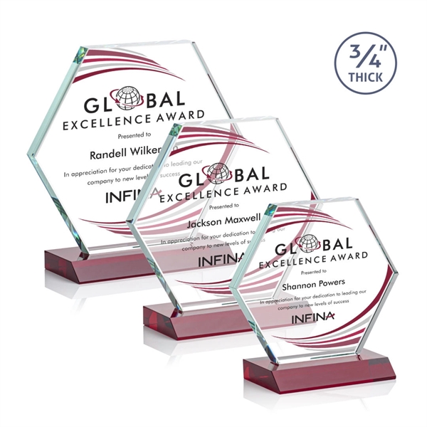 The Pickering VividPrint™ Starfire Crystal Award features a brilliant... from ASI 84592 St Regis Group / St Regis