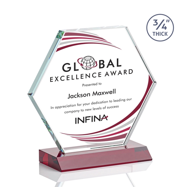 The Pickering VividPrint™ Starfire Crystal Award features a brilliant... from ASI 84592 St Regis Group / St Regis