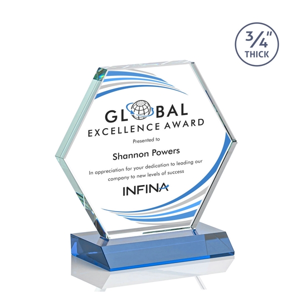 The Pickering VividPrint™ Starfire Crystal Award features a brilliant... from ASI 84592 St Regis Group / St Regis