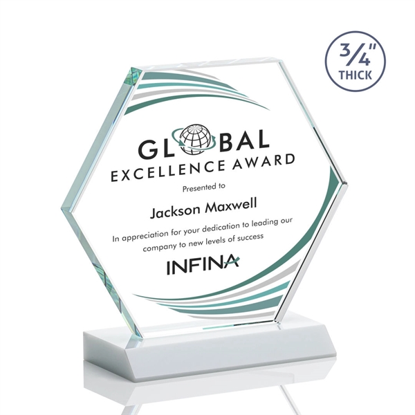 The Pickering VividPrint™ Starfire Crystal Award features a brilliant... from ASI 84592 St Regis Group / St Regis