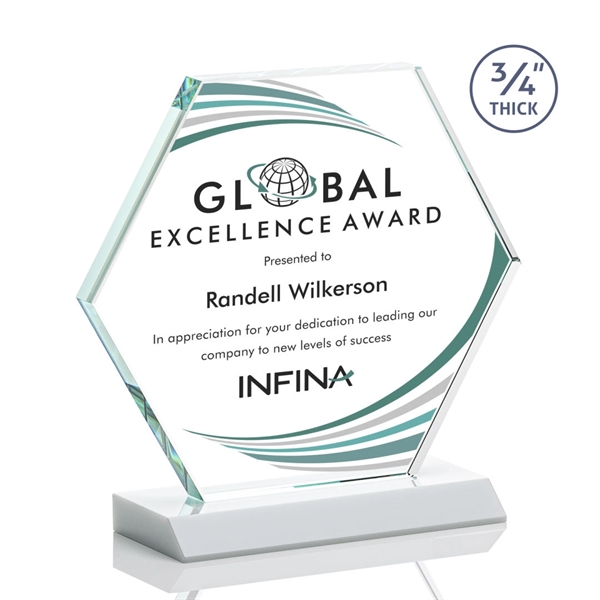 The Pickering VividPrint™ Starfire Crystal Award features a brilliant... from ASI 84592 St Regis Group / St Regis