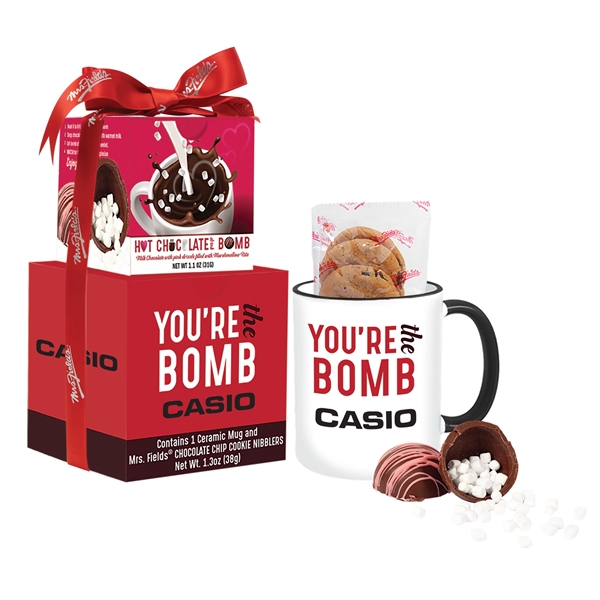 Mrs. Fields Valentines Mug, Cookies & Hot Cocoa Set... from ASI 44900 NC Custom (CI/Lanco) / Chocolate Inn