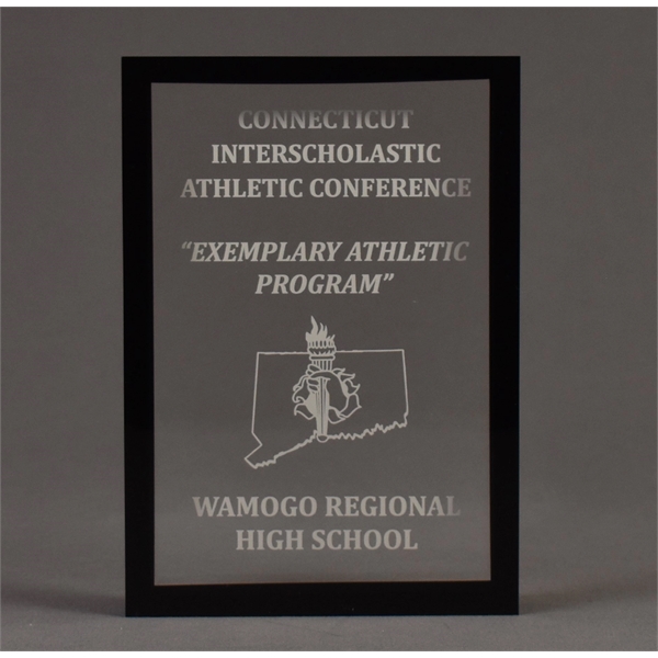 Cast Acrylic Rectangle Solid Color Outside Frame 4" x 6" x... from ASI 45430 Clear Image Inc